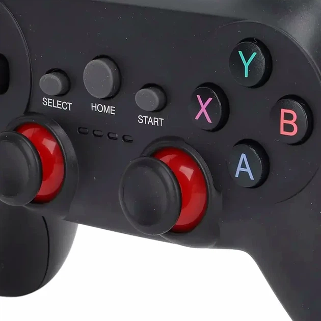 Бездротовий ігровий джойстик 2,4ГГц USB для ПК та PS3 чорний анатомічна форма ABS-пластик розмір 160х110х65 мм - Фото 4 Бездротовий ігровий джойстик 2,4ГГц USB для ПК та PS3 чорний анатомічна форма ABS-пластик розмір 160х110х65 мм - зображення 4