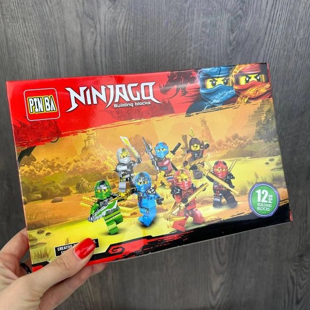 Набір фігурок лего Ніндзяго 12 шт герої, фігурки персонажі Ninjago Heroes ( 16208 ) - Фото 6 Набір фігурок лего Ніндзяго 12 шт герої, фігурки персонажі Ninjago Heroes ( 16208 ) - изображение 6