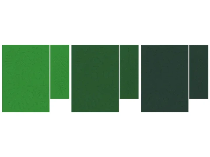 Тропічні листя мікс PartyDeco Aloha 21 шт. ZDA1 (5902230729209) - зображення 2