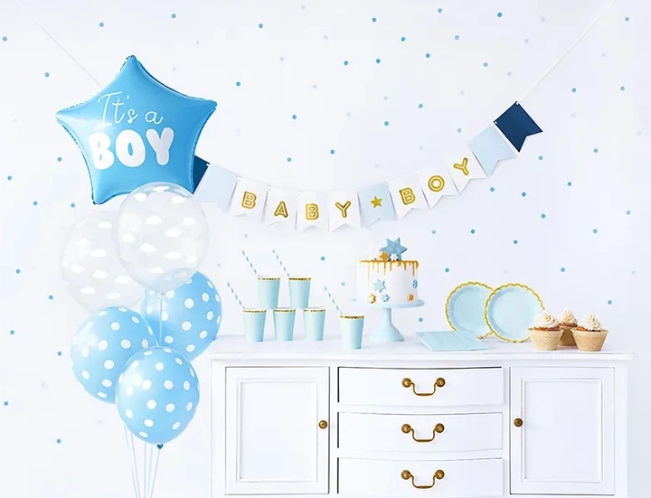 Zestaw dekoracji PartyDeco Party It's a boy (5900779124776) - obraz 4