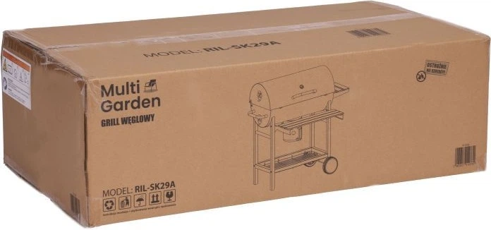 Вугільний гриль ModernHome by Multistore RIL-SK29A (5905817010370) - зображення 10
