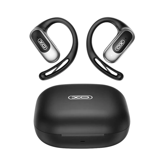 Навушники XO G45 OWS Pods Open Ear TWS Bluetooth 5.3, бездротові спортивні, з дужкою, до 23 год роботи, чорні - Фото 1 Навушники XO G45 OWS Pods Open Ear TWS Bluetooth 5.3, бездротові спортивні, з дужкою, до 23 год роботи, чорні - зображення 1