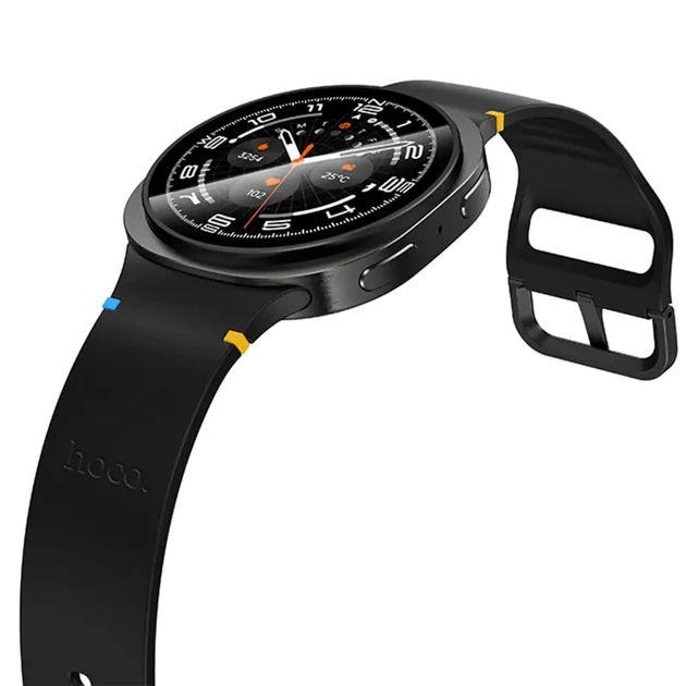 Смарт-годинник Hoco Y43 Amoled Smart sports watch (call version) Black - изображение 3
