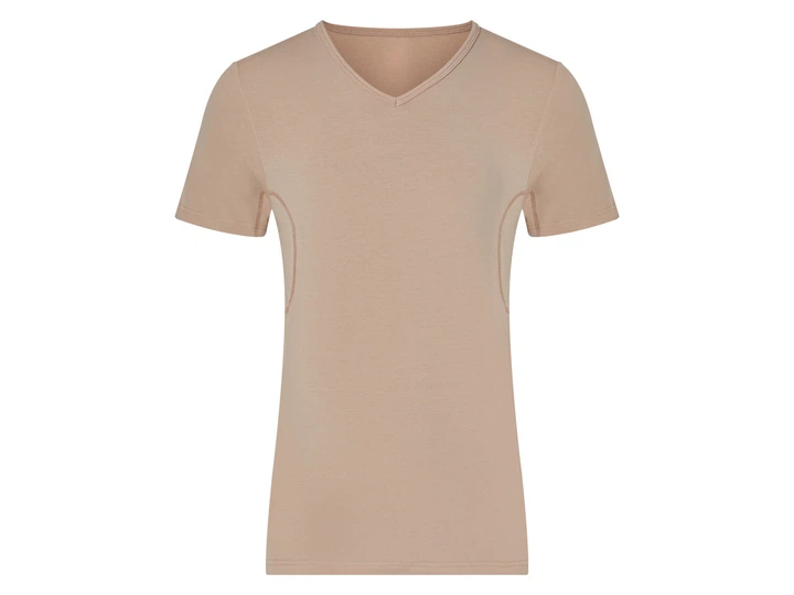 Футболка нательная из влагоотводящей ткани для мужчины Livergy by Esmara men 482682_392385 XXL Бежевый - Фото 1 Футболка нательная из влагоотводящей ткани для мужчины Livergy by Esmara men 482682_392385 XXL Бежевый - изображение 1
