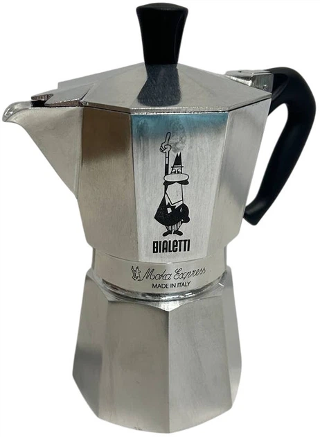 Kawiarka Bialetti Moka Express na 6 filiżanek 270 ml srebrzysta (AGDBLTEXP0010) (955555914283963) - Outlet - obraz 2