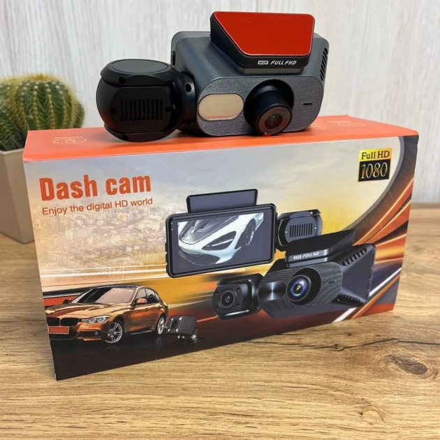 Видеорегистратор Dash Cam 3 в 1 HDSYR_822 - изображение 2
