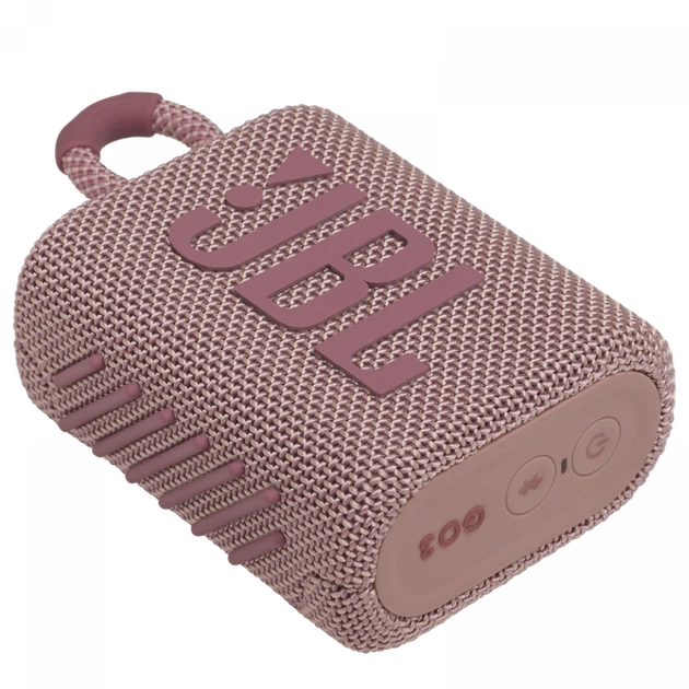 Портативна акустика JBL GO 3 Pink (JBLGO3PINK) - изображение 3