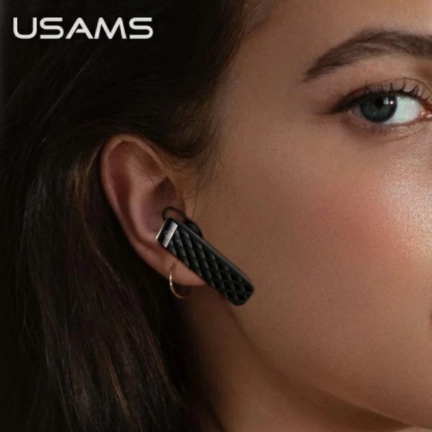 Bluetooth-гарнітура Usams BT001 BT1 Bluetooth 5.0 Black (BHUBT101) - зображення 4