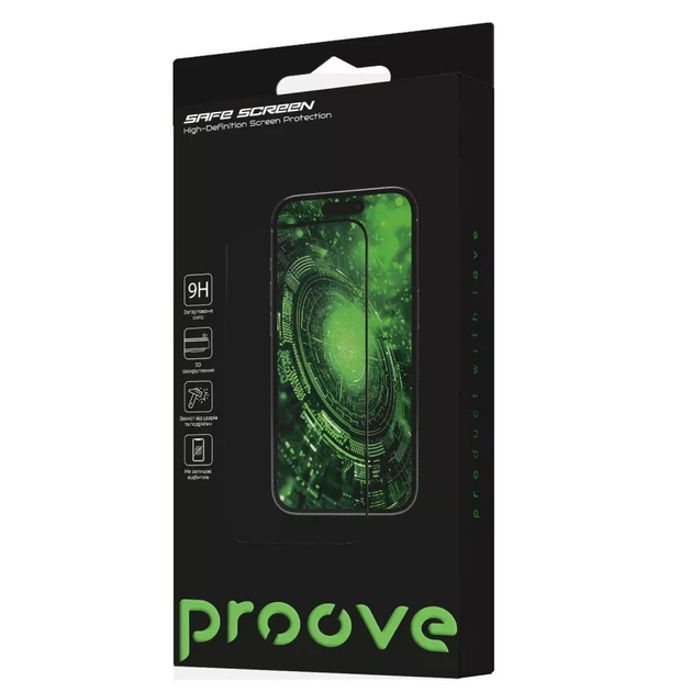 Защитное стекло Proove Safe Screen для iPhone 12 Pro Max - Фото 8 Защитное стекло Proove Safe Screen для iPhone 12 Pro Max - изображение 8