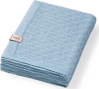 Дитячий плед Babyono бамбуковий блакитний 75 x 100 см (5901435418079) - зображення 2