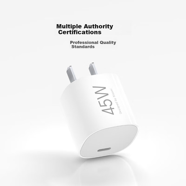 Сетевое зарядное устройство для Xiaomi 45W GaN Small Pudding (USB-C) PD White - изображение 2