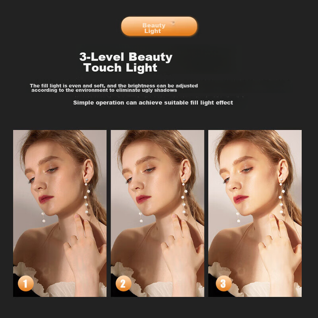 Веб-камера Newmine NM13 4K Ultra HD с функцией Beauty, микрофоном и автофокусом Black - изображение 6