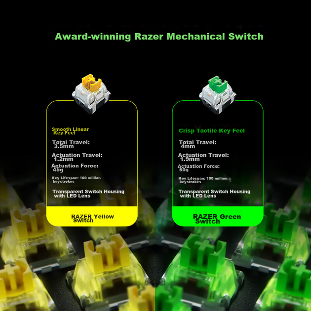 Клавіатура механічна дротова Razer BlackWidow V4 X Razer Green Switch RGB USB UKR Black - Фото 6 Клавіатура механічна дротова Razer BlackWidow V4 X Razer Green Switch RGB USB UKR Black - зображення 6