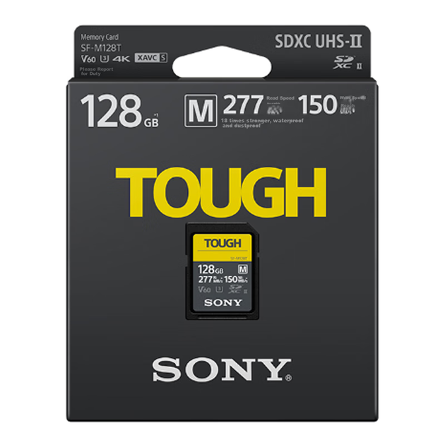 Карта памяти SONY SF-M128T/T1 M Series TOUGH SDXC 128GB U3 V60 - Фото 2 Карта памяти SONY SF-M128T/T1 M Series TOUGH SDXC 128GB U3 V60 - изображение 2