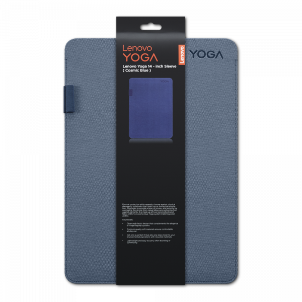 Чохол для ноутбука lenovo Yoga 14 Sleeve Cosmic Blue (gx41n42944) - изображение 6