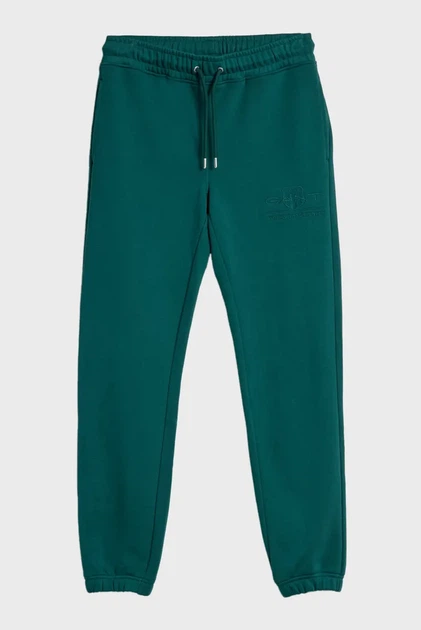 Жіночі зелені спортивні штани REG TONAL SHIELD Gant XS 4200709 - изображение 5