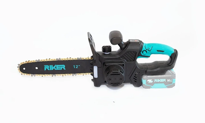 Аккумуляторная цепная пила RIKER RCS 20/12SK 20В, шина 12″ (305 мм), 4Аг, бесщеточная, 20000 об/мин (1 АКБ) - изображение 3
