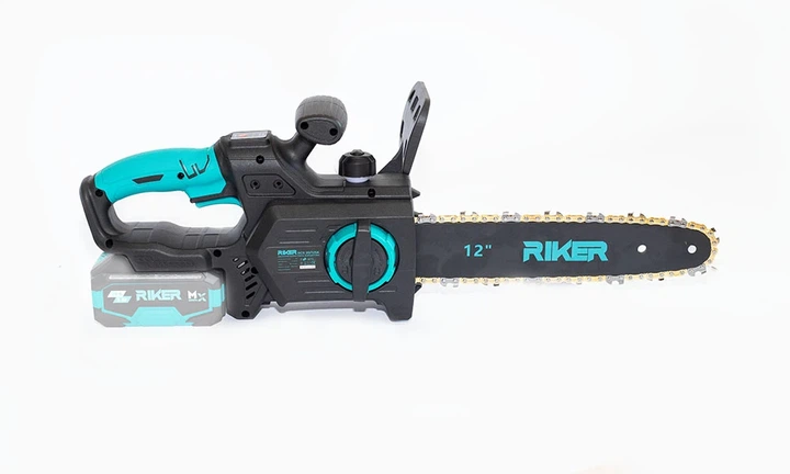 Аккумуляторная цепная пила RIKER RCS 20/12SK 20В, шина 12″ (305 мм), 4Аг, бесщеточная, 20000 об/мин (1 АКБ) - изображение 6