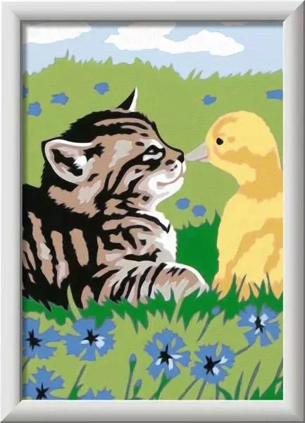 Malowanie po numerach Ravensburger CreArt Przyjaźń zwierząt 12023256 (4005555232568) - obraz 2