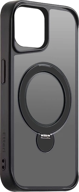 Чохол Etteri Matt Mag Ring для Apple iPhone 13 Black (5906961960382) - зображення 2