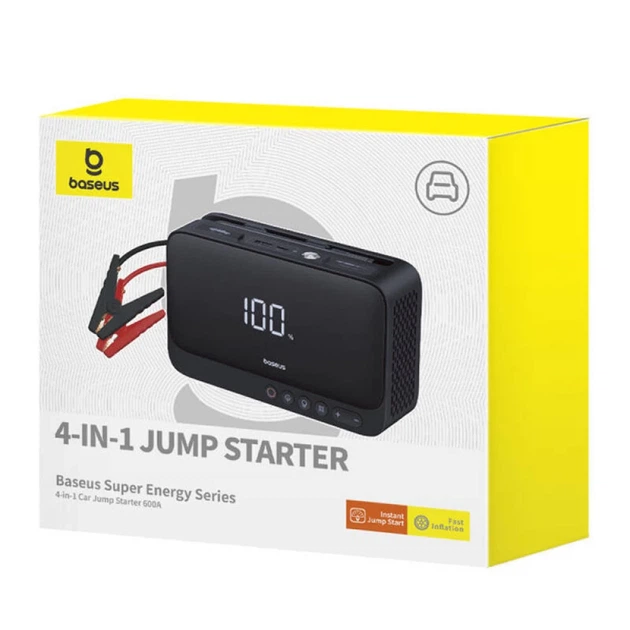 Автомобильное пусковое устройство Baseus Super Energy Series 600A Black (C00245902111-00) - изображение 7