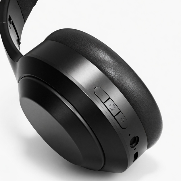 Бездротові повнорозмірні Bluetooth-навушники Lenovo M5 з мікрофоном, складна гарнітура з шумопоглинанням + підтримка TF карт, басові навушники для музики, Black - зображення 2