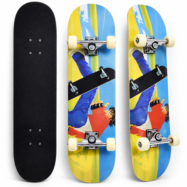 Скейтборд деревянный SP-Sport Skateboard Anime 8413-3 размер 78х20см Multicolor - изображение 2