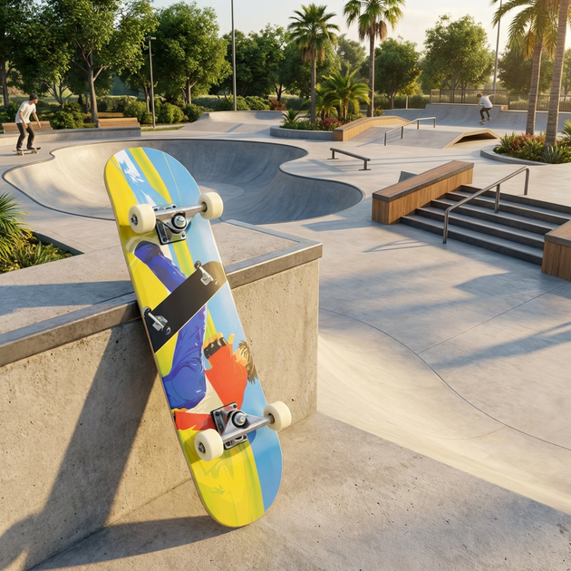 Скейтборд деревянный SP-Sport Skateboard Anime 8413-3 размер 78х20см Multicolor - изображение 4