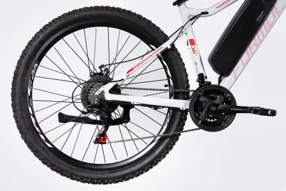 Велосипед з електроприводом 27.5" AL Formula eALPINA DD FR рама-17" 36B 12.5А*г 500Вт біло-рожевий 2026 - зображення 2