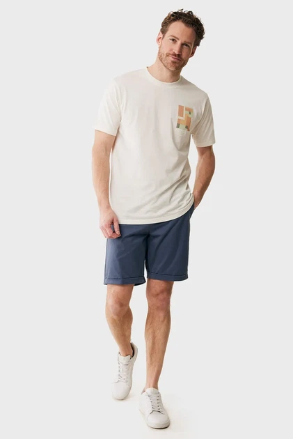 Чоловічі сині шорти CRAIG Garment dye chino shorts Mexx L MF007300651M - Фото 2 Чоловічі сині шорти CRAIG Garment dye chino shorts Mexx L MF007300651M - изображение 2