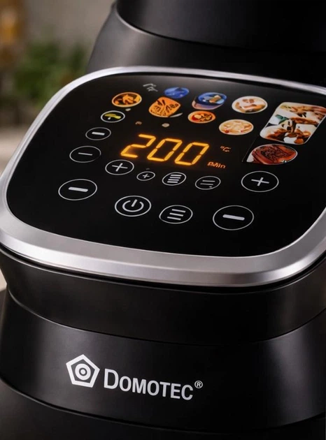 Аэрофритюрница Domotec MS-3227 со стеклянной чашей 7 л 4600 Вт - изображение 4