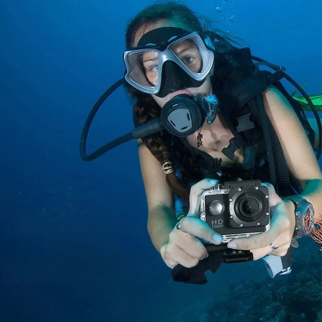 Экшн камера водонепроницаемая с креплением на шлем A7 ACTION CAMERA (см11866) - изображение 6