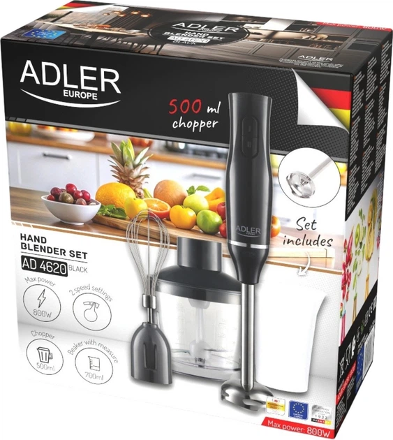 Блендер Adler AD 4620 Чорний - зображення 2