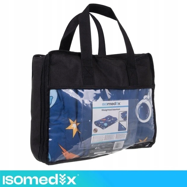 Отягощенное одеяло ISOMEDIX 26897 4 кг 150×100 см — антистрессовый вес-одеяло для сна - изображение 9