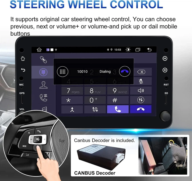 Автомагнитола Ponskoy Car Radio for Alfa Romeo 159 Spider Brera Sportwagon / 7'' / USB / WI-FI / Bluetooth / GPS / Android11 / Black b5 - Б/У - изображение 5