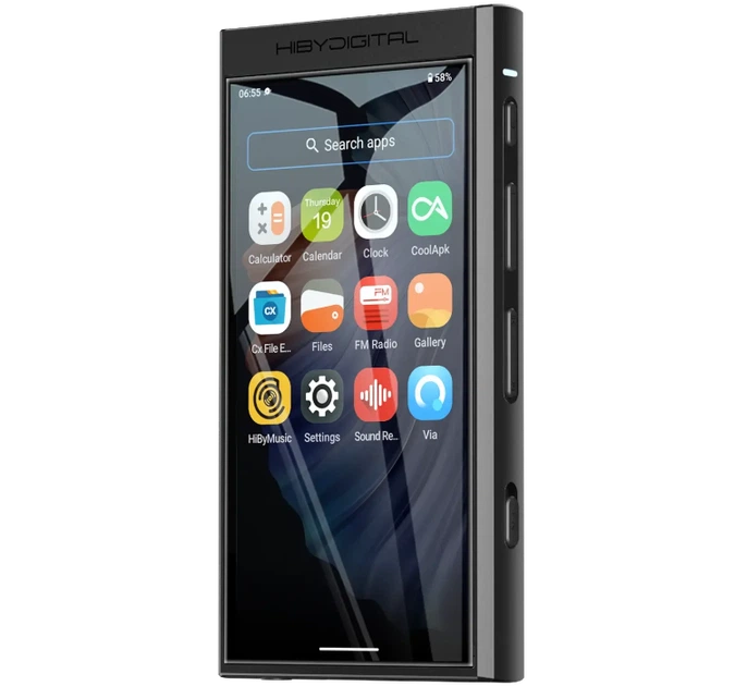 Аудіоплеєр HiBy Digital M300 Black на Android 13, CS43131, DSD256, 768kHz/32bit, 103 мВт/32Ом, Wi-Fi, LDAC - зображення 3