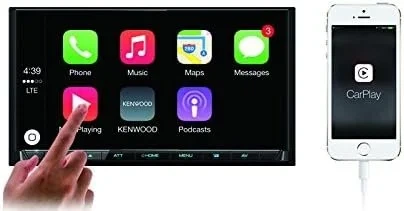 Автомагнитола KENWOOD DMX7017DABS / 7" / Сенсорная / Apple CarPlay / Android Auto / Bluetooth / GPS / USB / DAB+ / 2DIN b6 - Б/У - изображение 5