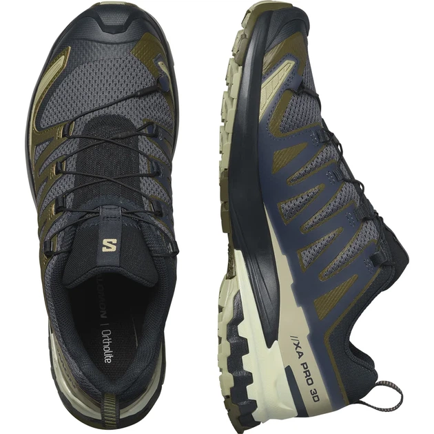 Кроссовки Salomon outdoor XA PRO 3D V9 8.5 India Ink/Olive Night/Aloe Wash - Фото 5 Кроссовки Salomon outdoor XA PRO 3D V9 8.5 India Ink/Olive Night/Aloe Wash - изображение 5