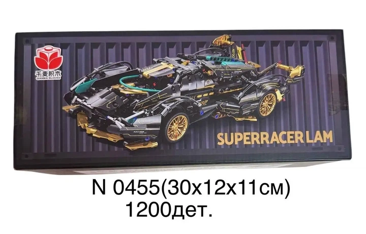 Конструктор Lamborghini V12 Vision Technic 1:14 1200 деталей с детализацией - изображение 3