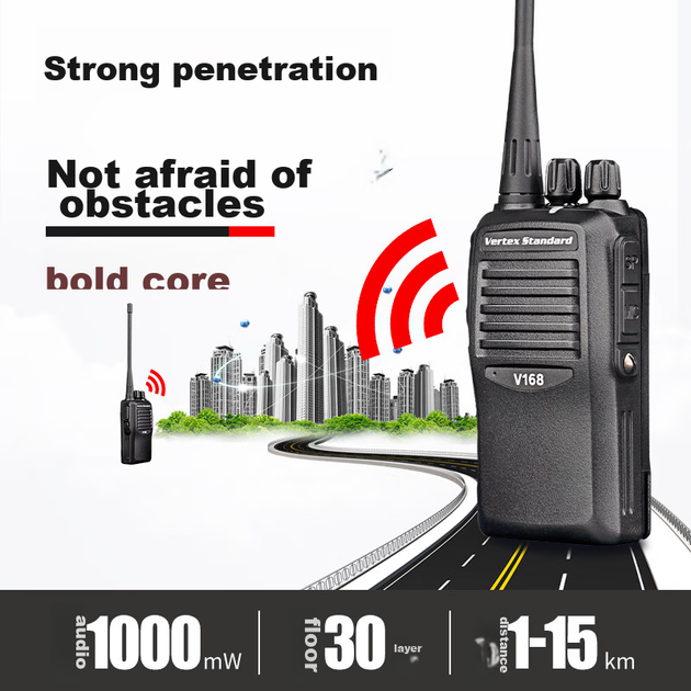 Рація Motorola V168-G6B Commercial Single Pack Black (7652691) - зображення 8