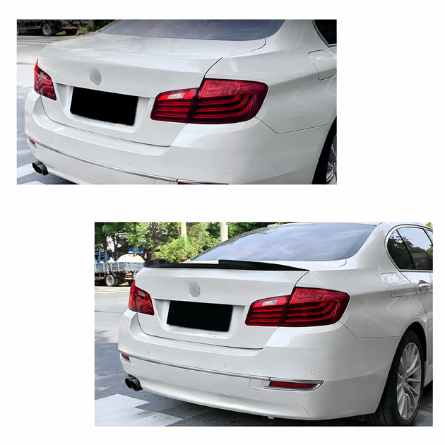 Спойлер BMW 5 Series F10 M4-Style черный глянец на крышку багажника - изображение 4