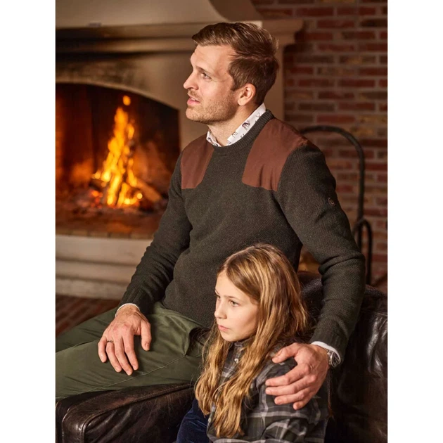 Пуловер Chevalier Ragdale Shooting Wool Pullover Men XL Dark Green - изображение 3