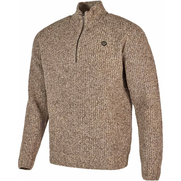 Пуловер Chevalier Groby Half Zip Wool L Saddle Brown - изображение 3