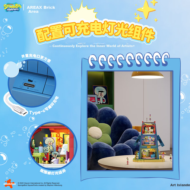 Конструктор AREA-X Губка Боб совместим с LEGO - изображение 6