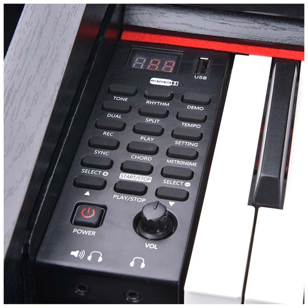 Pianino cyfrowe V-Tone BL-8808 BK - obraz 5