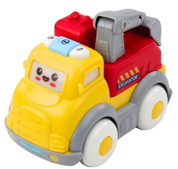 Zestaw samochodów LEAN Toys Autka Miejskie Dla Malucha — Napęd, Światła i Dźwięki 4 szt (ZES5905991087748) - obraz 5