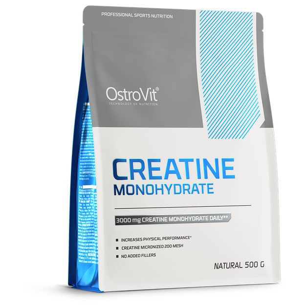Креатин OstroVit Creatine monohydrate 500гр - без смаку - Фото 1 Креатин OstroVit Creatine monohydrate 500гр - без смаку - изображение 1