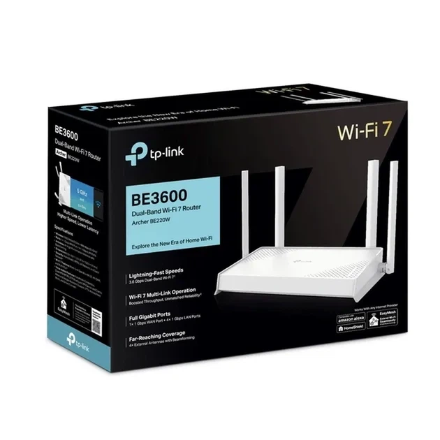 Маршрутизатор TP-LINK Archer BE220W - Фото 6 Маршрутизатор TP-LINK Archer BE220W - зображення 6
