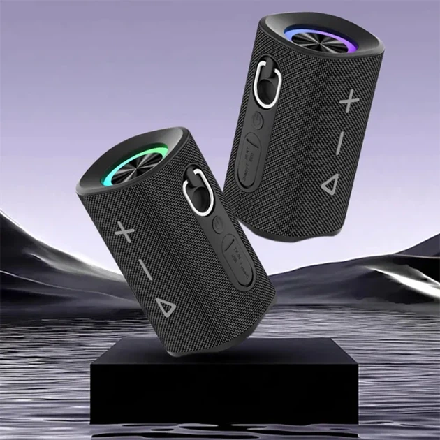 Bluetooth колонка Aspor A679 (15W)- чорний - Фото 2 Bluetooth колонка Aspor A679 (15W)- чорний - изображение 2