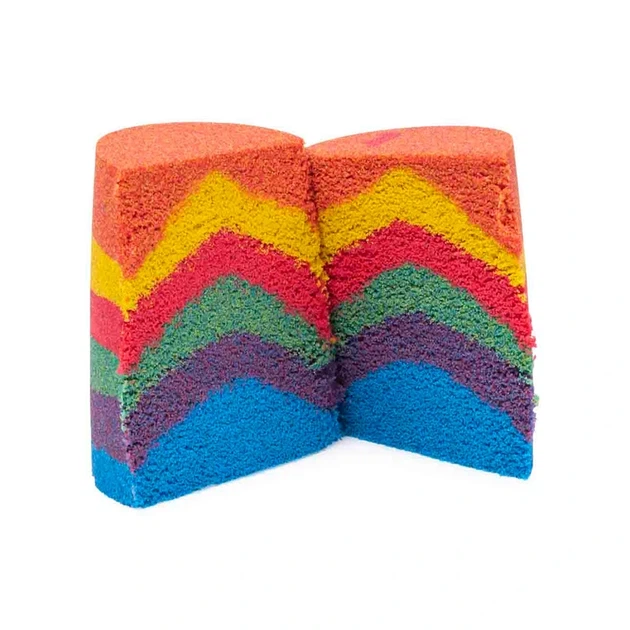 Набір піску для дитячої творчості - KINETIC SAND ВЕСЕЛКОВИЙ МІКС (3 кольори, 383 g, аксес.) - Фото 7 Набір піску для дитячої творчості - KINETIC SAND ВЕСЕЛКОВИЙ МІКС (3 кольори, 383 g, аксес.) - изображение 7